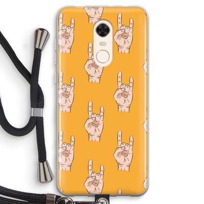 Rock: Xiaomi Redmi 5 Transparant Hoesje met koord