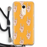 Rock: Xiaomi Redmi 5 Transparant Hoesje met koord