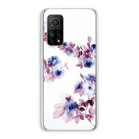 Waterverf bloemen: Xiaomi Mi 10T 5G Transparant Hoesje