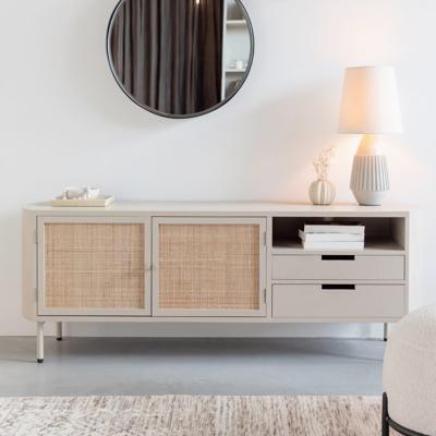 ZILT TV-Meubel 'Meja' Rattan, 150cm