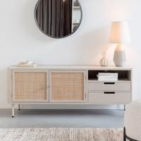 ZILT TV-Meubel 'Meja' Rattan, 150cm
