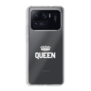 Queen zwart: Xiaomi Mi 11 Ultra Transparant Hoesje
