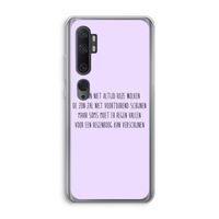 Regenboog: Xiaomi Mi Note 10 Pro Transparant Hoesje