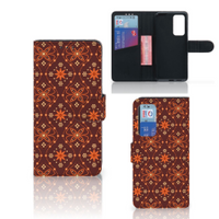 Huawei P40 Telefoon Hoesje Batik Brown