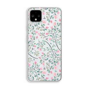 Sierlijke bloemen: Pixel 4 XL Transparant Hoesje