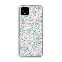 Sierlijke bloemen: Pixel 4 XL Transparant Hoesje