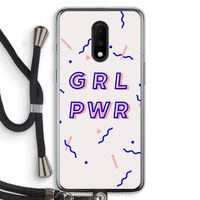 GRL PWR: OnePlus 7 Transparant Hoesje met koord