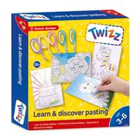 Twizz knippen en plakken junior 16-delig
