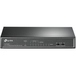 TP-LINK TL-SF1008LP netwerk-switch Unmanaged Fast Ethernet (10/100) Zwart Power over Ethernet (PoE)
