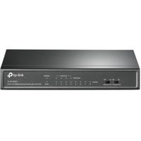 TP-LINK TL-SF1008LP netwerk-switch Unmanaged Fast Ethernet (10/100) Zwart Power over Ethernet (PoE) - thumbnail