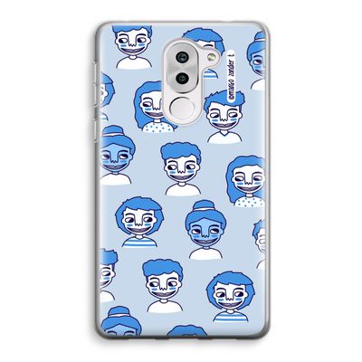 Gezichtjes: Honor 6X Transparant Hoesje