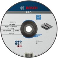 Bosch Accessoires Doorslijpschijf gebogen Standard for Metal A 30 S BF, 230 mm, 22,23 mm, 3,0 mm 1 stuks - 2608603162