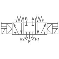 IMI NORGREN Mechanisch bedienbaar pneumatisch ventiel V50A611A-A213A 24 V/DC Materiaal (behuizing) Aluminium Afdichtmateriaal NBR 1 stuk(s)