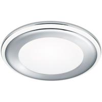 LED Inbouwspot 10W - Warm Wit 3000K - Rond Mat Chroom