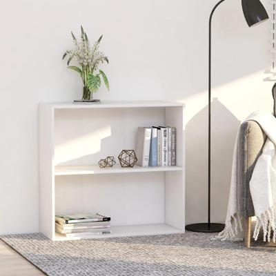 Boekenkast 80x30x76,5 cm bewerkt hout wit