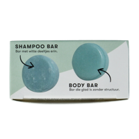 Mini shampoo & body bar eucalyptus & tea tree 20 Gram