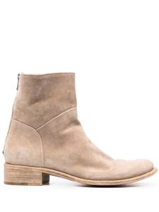 Officine Creative bottines Oliver en daim - Marron