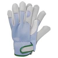 Werkhandschoenen geitenleer blauw L - Talentools
