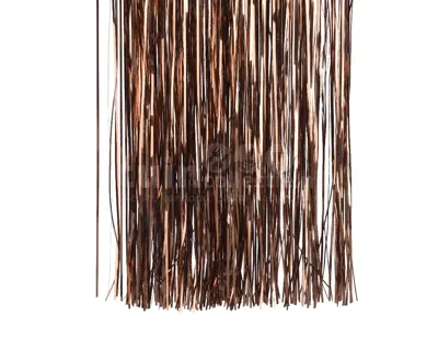 Lametta Vinyl 50x40cm Espresso Bruin