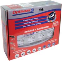 TecMATE acculader "optimate3" optimate 3 charger 4er bank