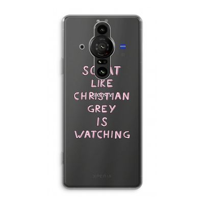 Christian Grey: Sony Xperia Pro-I Transparant Hoesje