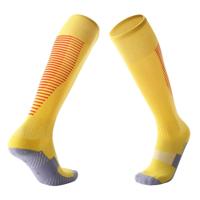 Een paar Adult anti-Skid over knie dikke zweet-absorberende hoge knie sokken (geel)