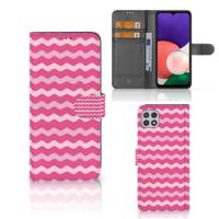 Samsung Galaxy A22 5G | Telefoon Hoesje | Waves Pink