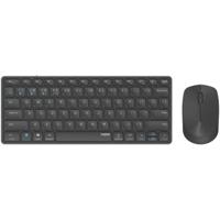 Rapoo 9600M Draadloze multimode Blade Combo Set, QWERTY US Toetsenbord Grijs