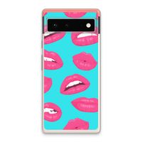 Bite my lip: Google Pixel 6 Transparant Hoesje