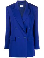 P.A.R.O.S.H. blazer à boutonnière croisée - Bleu