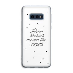 Confetti: Samsung Galaxy S10e Transparant Hoesje
