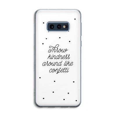 Confetti: Samsung Galaxy S10e Transparant Hoesje