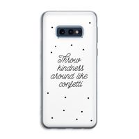 Confetti: Samsung Galaxy S10e Transparant Hoesje
