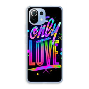 Only Love: Xiaomi Mi 11 Lite Transparant Hoesje
