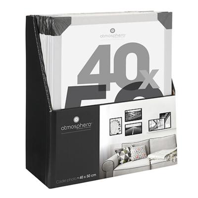 Atmosphera Fotolijstje Olympus - 2x - voor een foto van 40 x 50 cm - wit - Kunststof/glas