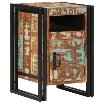 Nachtkastje 40x40x59 cm Massief hout gerecycled