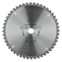 Wolfcraft Tafelcirkelzaagblad | HM | 48 Zähne | Ø315mm | 1 stuk - 6584000