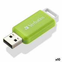 USB stick Verbatim V DATABAR Zwart 32 GB (10 Stuks)
