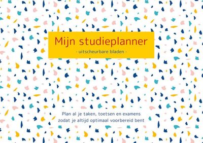 ZNU studieplanner Terrazzo 30 x 21 cm papier geel ZNU studieplanner Terrazzo 30 x 21 cm papier geel