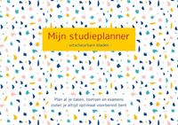 ZNU studieplanner Terrazzo 30 x 21 cm papier geel - thumbnail