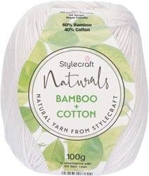 Stylecraft Naturals - Bamboo + Cotton DK 7127 Chalk