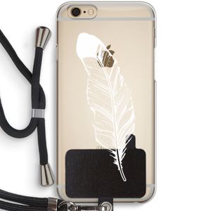 Pluim: iPhone 6 / 6S Transparant Hoesje met koord