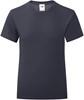 Fruit Of The Loom F131K Girls Iconic T - Deep Navy - 104