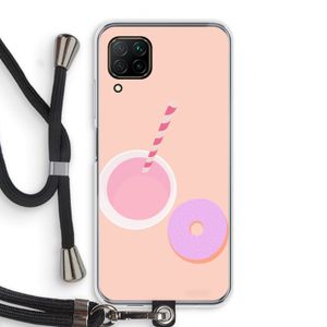 Donut: Huawei P40 Lite Transparant Hoesje met koord