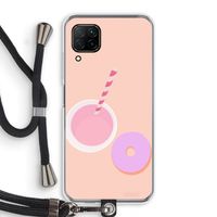 Donut: Huawei P40 Lite Transparant Hoesje met koord