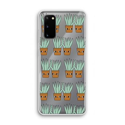 Sansevieria: Samsung Galaxy S20 Transparant Hoesje