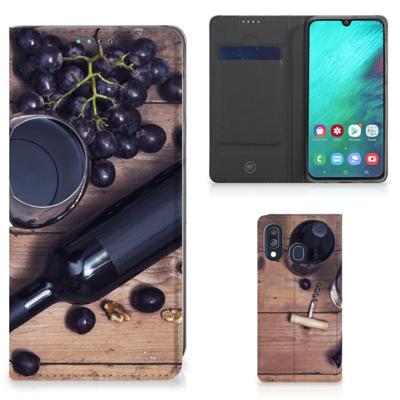 Samsung Galaxy A40 | Flip Style Cover | Wijn