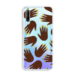 Hands dark: Huawei P Smart Pro Transparant Hoesje