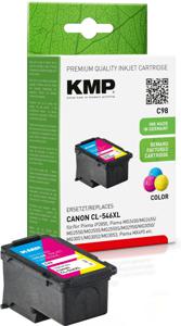 KMP Inktcartridge vervangt Canon CL-546XL Compatibel Cyaan, Magenta, Geel C98 1563,4030