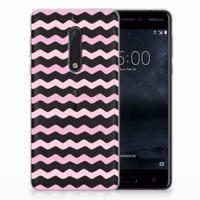 Nokia 5 | TPU bumper | Waves Roze